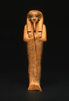 18th Dynasty Prints: Shabti (Funerary Figurine) of Nebseni, Egypt, New Kingdom, Dynasty 18 (about 1570 BCE)