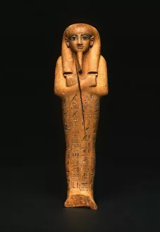 Mummy Collection: Shabti (Funerary Figurine) of Nebseni, Egypt, New Kingdom, Dynasty 18 (about 1570 BCE)