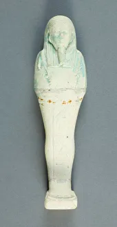 30th Dynasty Gallery: Shabti of Osiris, Egypt, Late Period, Dynasty 26-30 (664 BCE-343 BCE). Creator: Unknown