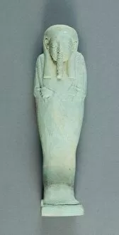 Arts Of Africa Collection: Shabti of Padipepet, Egypt, Late Period, Dynasty 26 (664-525 BCE). Creator: Unknown
