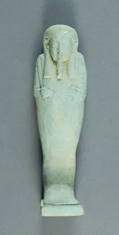 Arts Of Africa Collection: Shabti of Padipepet, Egypt, Late Period, Dynasty 26 (664-525 BCE). Creator: Unknown