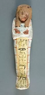 Mummy Collection: Shabti of the Singer of Amun Inhai, Egypt, New Kingdom, Dynasty 20 (about 1186-1069 BCE)