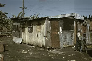 Iron Collection: Shacks of Negro migratory workers, Belle Glade, Fla. 1941. Creator: Marion Post Wolcott