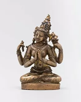In Prayer Collection: Shadakshari Mahavidya, Pala period, 12th century. Creator: Unknown