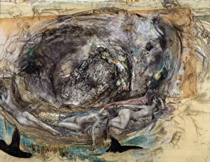 Images Dated 5th June 2013: Shades of a lagoon, 1905. Artist: Vrubel, Mikhail Alexandrovich (1856-1910)