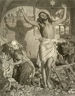 Hunt William Holman Prints: The Shadow of Death, 1878. Creator: Frederick Stacpoole