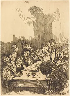 Ominous Collection: Shadow (Ombre). Creator: Alphonse Legros