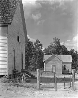 Walker Evans Gallery: Shady Grove Baptist Church, Alabama or Tennessee, 1936. Creator: Walker Evans