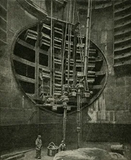 Alfred Charles William Prints: The Shaft Leading To The Entrance Of The Blackwall Tunnel, 1901. Creator: Unknown