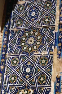 Samarkand Prints: The Shah-i-Zindeh or Living King necropolis