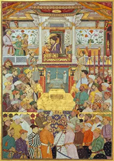 Mughal School Gallery: Shah-Jahan. (From: Padshahnama, or Chronicle of the King of the World), Between 1640 and 1650