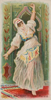 And Sons Prints: Shahs Birthday, Persia, from the Holidays series (N80) for Duke brand cigarettes, 1890