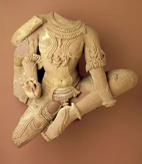 Sandstone Prints: A Shaiva Deity, between 1000 and 1025. Creator: Unknown