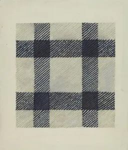 Shaker Prints: Shaker Bedspread, 1935/1942. Creator: George Constantine;Constantine, George