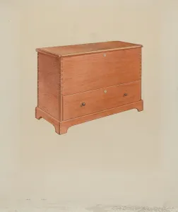 Shaker Blanket Box, 1935 / 1942. Creator: Victor F. Muollo
