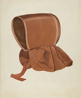 Joseph Goldberg Prints: Shaker Bonnet, c. 1937. Creator: Joseph Goldberg