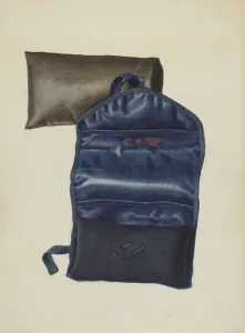 Shaker Case for Knitting Needles, 1935 / 1942. Creator: Elizabeth Moutal