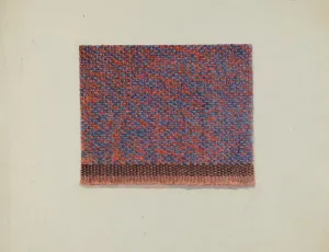 Alice Stearns Gallery: Shaker Chair Seat Covering, c. 1936. Creator: Alice Stearns