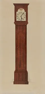 Anne Ger Prints: Shaker Clock, c. 1937. Creator: Anne Ger