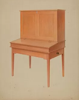 Shaker Desk, c. 1938. Creator: Alfred H. Smith