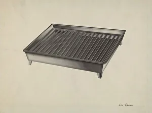 Cronk Lon Prints: Shaker Dish Drainer, 1935 / 1942. Creator: Lon Cronk