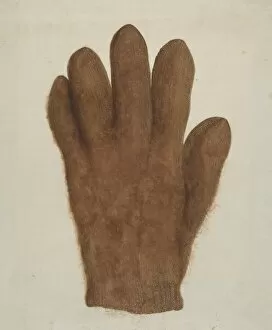 Neckerchief Collection: Shaker Glove, c. 1936. Creator: Helen E. Gilman