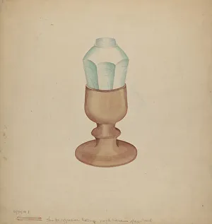 Shaker Grease Lamp, 1941. Creator: Charles Goodwin