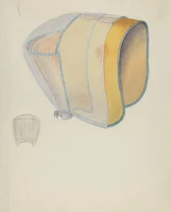 Shaker Infirmary Cap, c. 1936. Creator: Alice Stearns