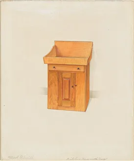 Tray Collection: Shaker Kitchen Piece with Tray, c. 1936. Creator: Alfred H. Smith