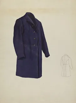 Shaker Mans Coat, c. 1936. Creator: Ingrid Selmer-Larsen
