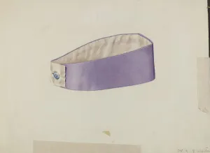 Moutal Elizabeth Prints: Shaker Mans Collar, c. 1936. Creator: Elizabeth Moutal