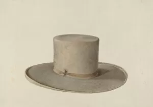 Ivory Collection: Shaker Mans Hat, c. 1936. Creator: Ingrid Selmer-Larsen
