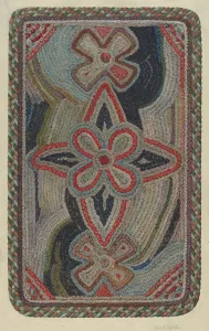 Shaker Prints: Shaker Rug, 1935/1942. Creator: George V. Vezolles