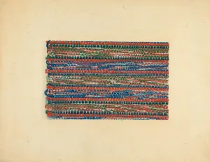 Shaker Rug Strip, c. 1936. Creator: Lucille Chabot