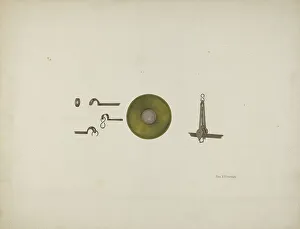 Weighing Device Prints: Shaker Scales, 1935/1942. Creator: George V. Vezolles
