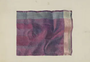 Moutal Elizabeth Prints: Shaker Silk Kerchief, 1936. Creator: Elizabeth Moutal