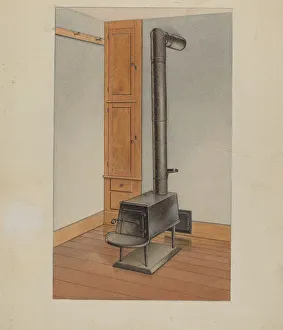 Flue Collection: Shaker Stove, c. 1938. Creator: John W Kelleher