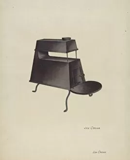 Domestic Appliance Gallery: Shaker Stove, c. 1941. Creator: Lon Cronk