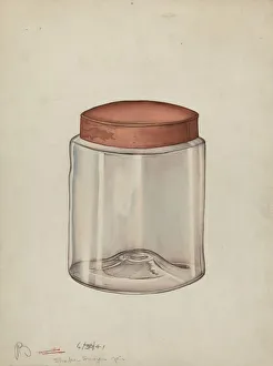 Sugar Prints: Shaker Sugar Jar, 1941. Creator: Charles Goodwin