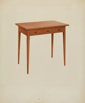 Practical Prints: Shaker Table, c. 1938. Creator: John W Kelleher