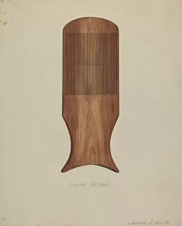 Loom Gallery: Shaker Tape Loom, 1935 / 1942. Creator: Irving I. Smith