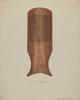 Loom Gallery: Shaker Tape Loom, 1935 / 1942. Creator: Irving I. Smith