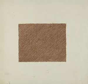 Shaker Prints: Shaker Textile, c. 1936. Creator: George Constantine;Constantine, George