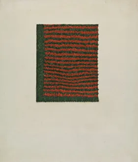Shaker Textile, c. 1936. Creator: Helen E. Gilman
