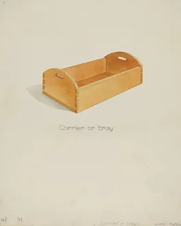 Lawrence Foster Prints: Shaker Tray, c. 1936. Creator: Lawrence Foster