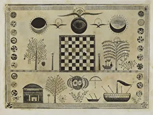 Shaker Prints: Shaker Visionary Image, 1935/1942. Creator: Unknown