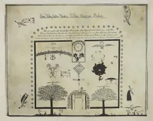 Shaker Prints: Shaker Visionary Image, 1935/1942. Creator: Unknown