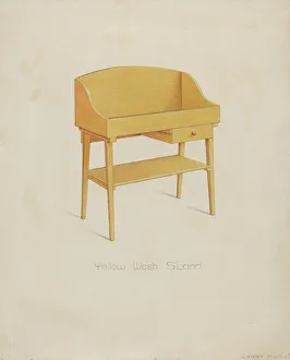 Lawrence Foster Prints: Shaker Wash Stand, 1935 / 1942. Creator: Lawrence Foster
