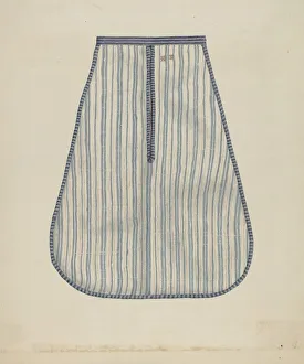 Shaker Woman's Money Bag, c. 1936. Creator: Ingrid Selmer-Larsen Shaker Woman's Money Bag, c. 1936. Creator: Ingrid Selmer-Larsen