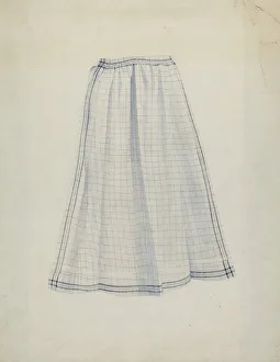 Shaker Work Apron, c. 1936. Creator: Joseph Goldberg